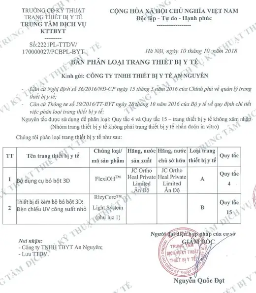 DMEHW — Vietnam — certificate