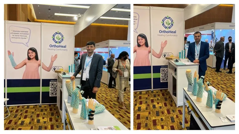 The OrthoHeal stand at SICOT 2022