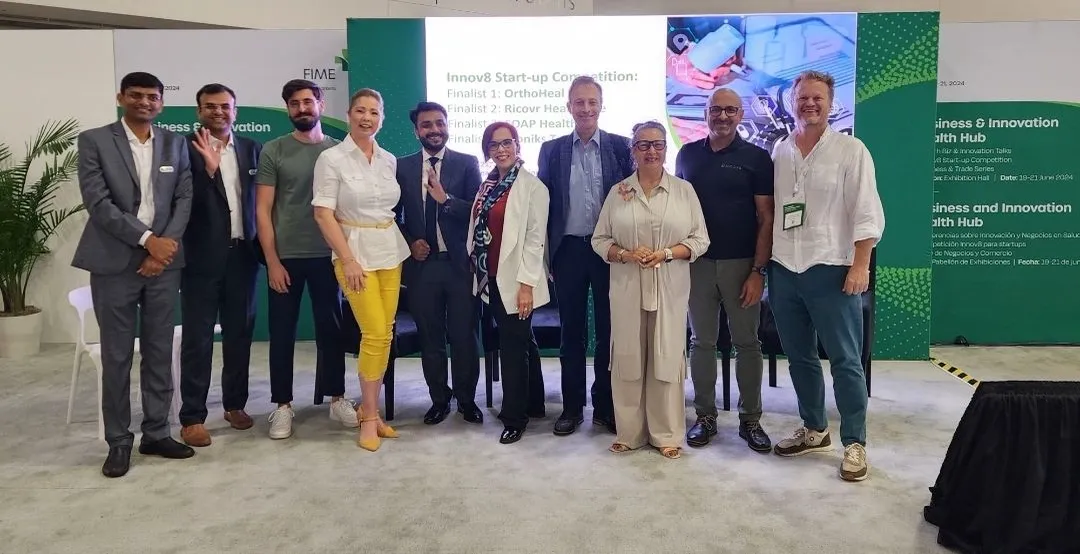 The OrthoHeal stand at FIME 2024, Miami