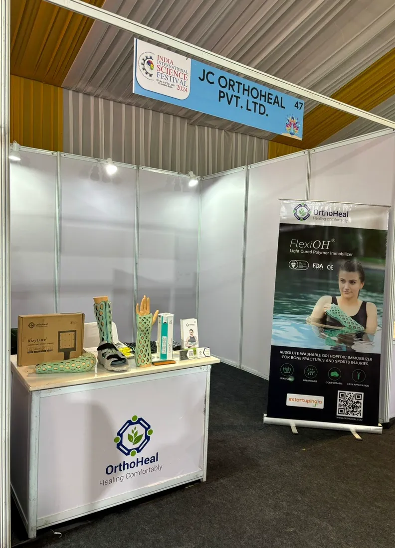 OrthoHeal at the India International Science Festival, December 2024