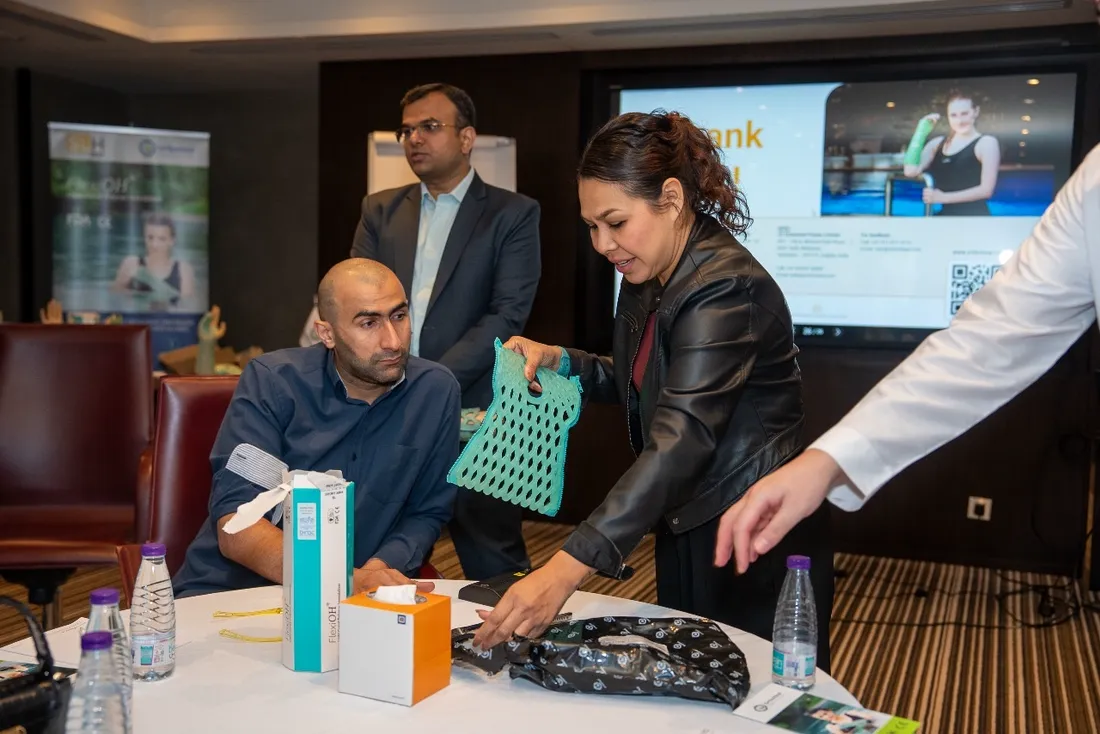 OrthoHeal demonstrating FlexiOH at SLH, July 2025