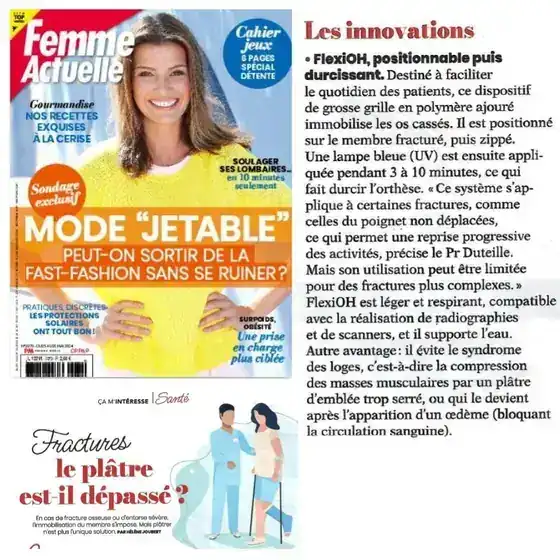 Femme Actuelle coverage of OrthoHeal