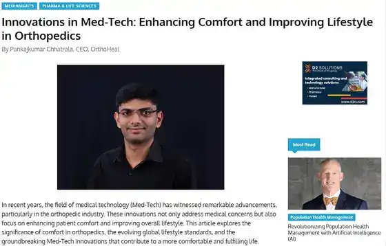 MedHealth Outlook coverage of OrthoHeal