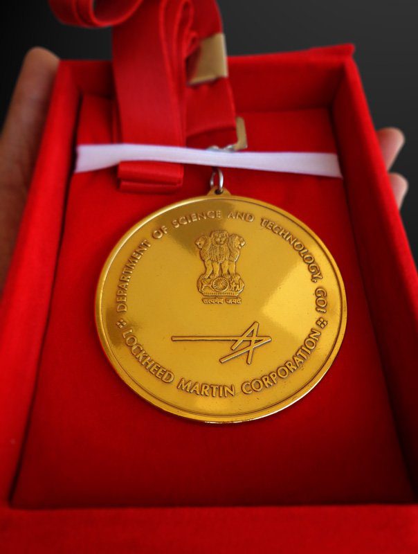Gold medal for Top 10 innovative Technology- DST- Lockheed IIGP-2016